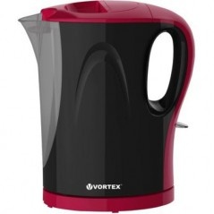 RESIGILAT – FIERBATOR DE APA VORTEX VO4003BK, Putere 2200W, Capacitate 1.7L, Negru/Rosu