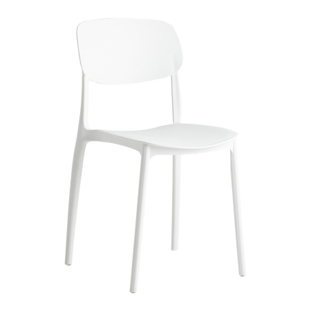 Scaun Jiri alb, 44/78/49 cm
