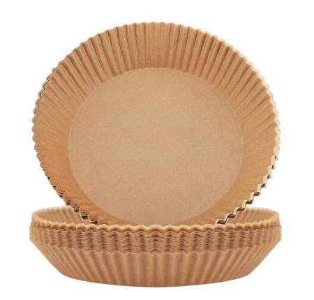 Set 100 hartii de copt pentru friteuza cu aer Kateluo, maro, 20 x 4,5 x 16 cm
