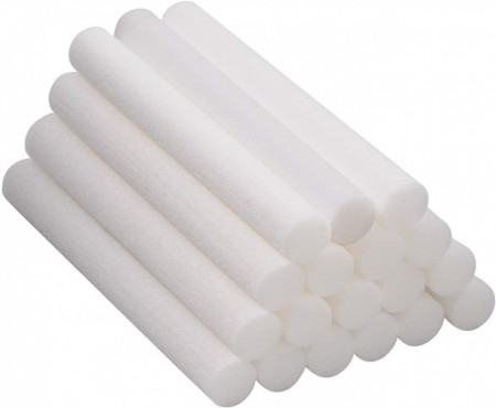 Set de 12 filtre pentru umidificator WeYingLe, burete, alb, 12.4 x 1 cm