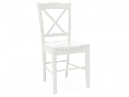 Set de 2 scaune Mali Home Affaire, lemn, alb, 42 x 45 x 92 cm