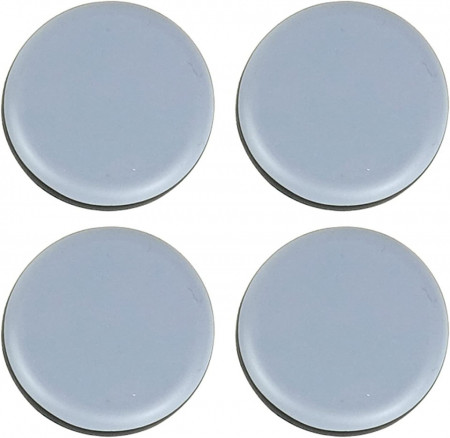 Set de 4 glisoare de mobilier Hasware, ,EVA/polipropilena gri/negru, 50 mm