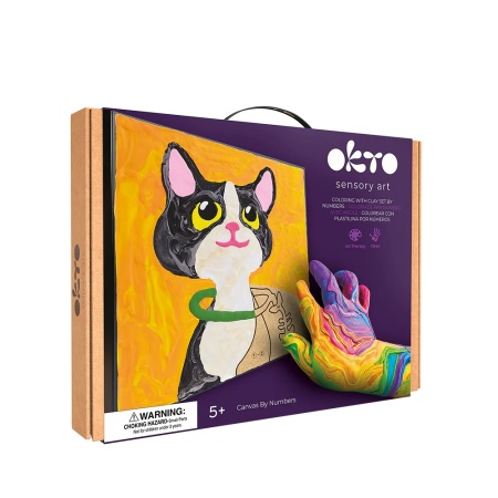 Set pictura cu argila usoara, 29*29 cm - Cat