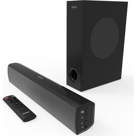 Soundbar Majority, Bowfell Plus 2.1, Bluetooth, PC, Wireless, AUX, 100 W, negru, Resigilat, Grad A - Img 1