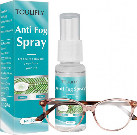 Spray anti-ceata pentru ochelari Toulifly, 20 ml