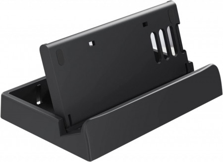 Suport reglabil pentru tableta/telefon AKNES, silicon, negru, 15.7 x 1 cm
