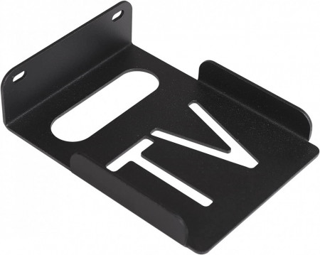 Suport universal de perete pentru dispozitive electronice VANROUG, metal, negru, 10,9 x 15 x 3,8 cm