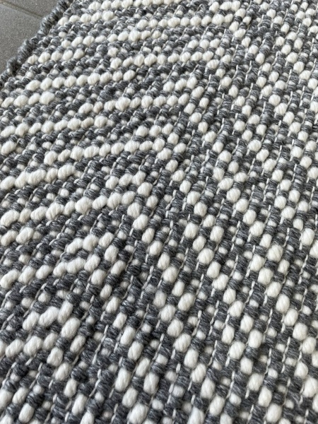 Traversa Timbers, gri, textil, 67 x 230 cm - Img 1