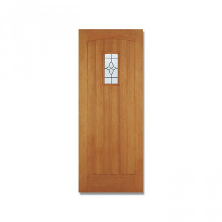 Ușă exterioară vitrată din lemn 1981 x 762 x 44 mm - Img 1
