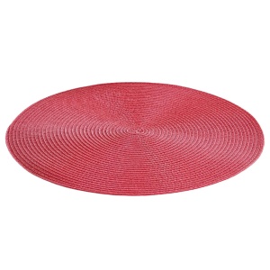 Ambiente napron rotund 90% polipropilena, diametru 38 cm, usor de intretinut, rezistent, roz - Verificat A · Re-Bloom - Img 2