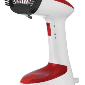 Aparat de calcat vertical Heinner HGS-1400RD, Putere 1240-1470W, Talpa din inox, Pliabil pentru depozitare usoara, Perie inclusa, Capacitate rezervor apa 120ml, Alb/Rosu