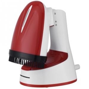 Aparat de calcat vertical Heinner HGS-1400RD, Putere 1240-1470W, Talpa din inox, Pliabil pentru depozitare usoara, Perie inclusa, Capacitate rezervor apa 120ml, Alb/Rosu - Img 3