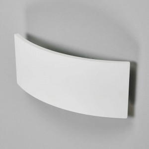 Aplica de perete Naike, ipsos/metal, alb, 35 x 15 x 8 cm - Img 5