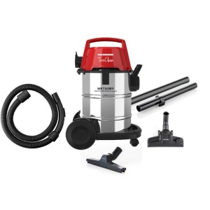 Aspirator multifunctional umed & uscat Heinner TwinClean HVC-MWD1400RD, 1400 W, 21 l capacitate, 6 l sac textil, functie suflare, filtru Hepa, perie aspirare uscata, perie aspirare umeda, perie spatii inguste, RESIGILAT, 1 AN GARANTIE