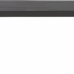 Banca Rib, lemn masiv, negru, 104 x 43 x 35 cm - Img 4