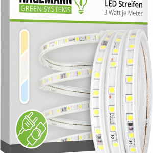 Banda LED Hageman, alb rece, 10 m - Img 1