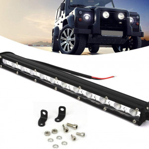 Banda LED pentru SUV/ATV-uri Kairiyard, 36 W, 12 V, aliaj aluminiu, negru, 34 x 12 x 4 cm