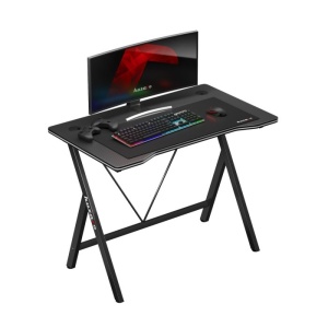 Birou de Gaming Huzaro Hero 1.4, 100x50cm, Negru - Img 1