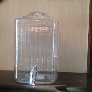 Borcan din sticla acrilica 7.5 litri cu robinet transparent - Img 4