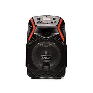 Boxa portabila cu microfon Spacer Cougar, 35W, 8" woofer, tip troller - Img 4