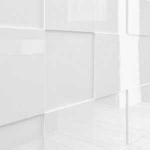Bufet Bailee, lemn masiv/PAL, alb, 84 x 241 x 42 cm - Img 6