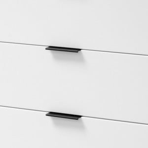 Bufet Kobe, alb/negru, 180 x 80 x 45 cm - Img 3