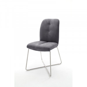 Cadru pentru scaun Tessera, metal, argintiu, 42 x 52 x 60 cm - Img 5