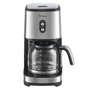 Cafetiera Fram Fcm-915IX, 900W, 1.5L, Filtru detasabil si lavabil, Functie anti-picurare, Argintiu - Img 1