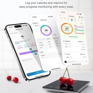 Cantar SMART Digital Nutritional de Bucatarie RENPHO R-T001 – Bluetooth, Calorii, Dieta si Fitness, compatibil Apple Health, Fitbit, Samsung Health - Img 5