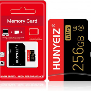 Card de memorie micro SD Hunyeiz, clasa 10, 256 GB