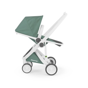 Carucior 2 In 1, Greentom, 100% Ecologic, White Sage - Img 2