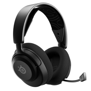 Casti gaming wireless SteelSeries Arctis Nova 5 pentru PC/PS4|5, Switch, Mobile, Mac, Oculus Quest 2, USB/Wireless/Bluetooth, drivere 40 mm, microfon retractabil Arctis ClearCast Gen2, Bidirectional Noise Canceling, Resigilat, Grad A