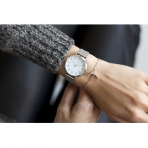 Ceas de mână damă Emily Westwood , argintiu - Img 2