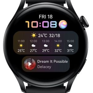 Ceas smartwatch Huawei Watch 3, 46mm, Active, Black, Resigilat, Grad B - Img 3