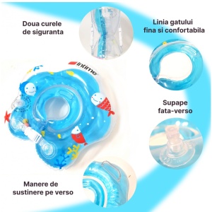 Colac de gat INTIME® pentru bebelusi si copii cu greutatea cuprinsa intra 3 si 15 kg, YT076-A - Img 2