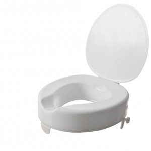 Colac inaltator pentru WC cu capac alb - Img 1