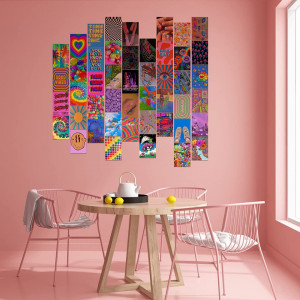 Colaj foto TUNAON, 70 piese, carton, multicolor, 10 x 15 cm - Img 3