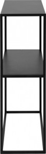 Comodă Newton, metal, negru, 80 x 80 cm - Img 4