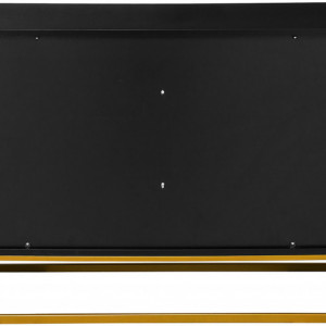 Comoda Sanford din lemn, negru, 160 x 83 cm - Img 5