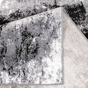 Covor Barrows, polipropilena, gri/negru, 120 x 170 cm - Img 5