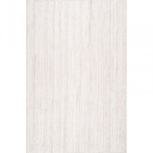 Covor Benton, iuta, alb, 91 x 152 cm - Img 1
