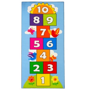 Covor copii antiderapant, 200x100 cm, inaltime fir 6 mm, 100% poliamida, greutate 900g /mp, model Sotron, EM1007