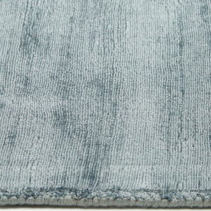 Covor din vascoza tesut manual Jane, 160 x 230 cm, gri albastriu - Img 3