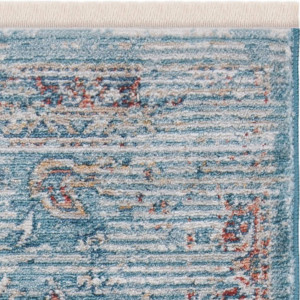 Covor Faith, fibre sintetice, albastru/rosu, 152 x 244 cm - Img 5