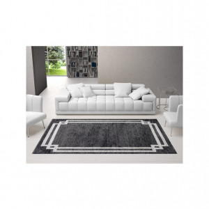 Covor Ginevra, textil, alb/negru, 200 x 300 cm - Img 3