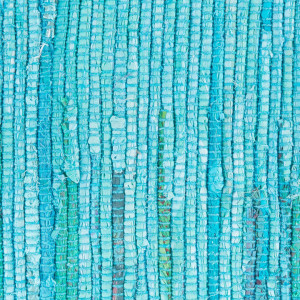 Covor Mersin, bumbac, albastru turcoaz, 160 x 230 cm - Img 2