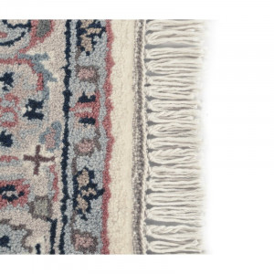 Covor realizat manual Benares, lana, maro, 40 x 60 cm - Img 6