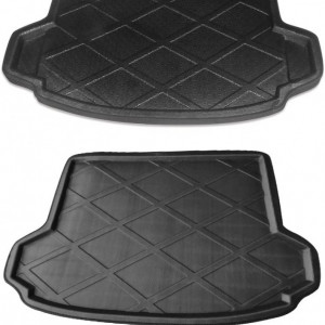 Covoras auto pentru portbagaj Sourcingmap ®, negru, PE/EVA/plastic, 89 x 123 cm - Img 4