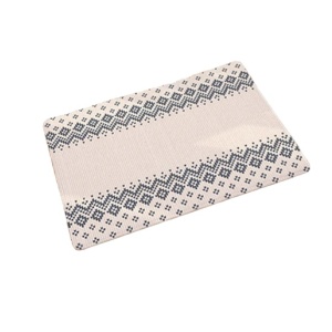 Covoras de baie Anyingkai, textil, natur/negru, 40 x 60 cm