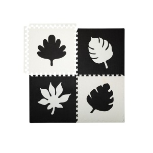 Covoras de joaca puzzle 120x120 cm Momi, Feli - Black - Img 4